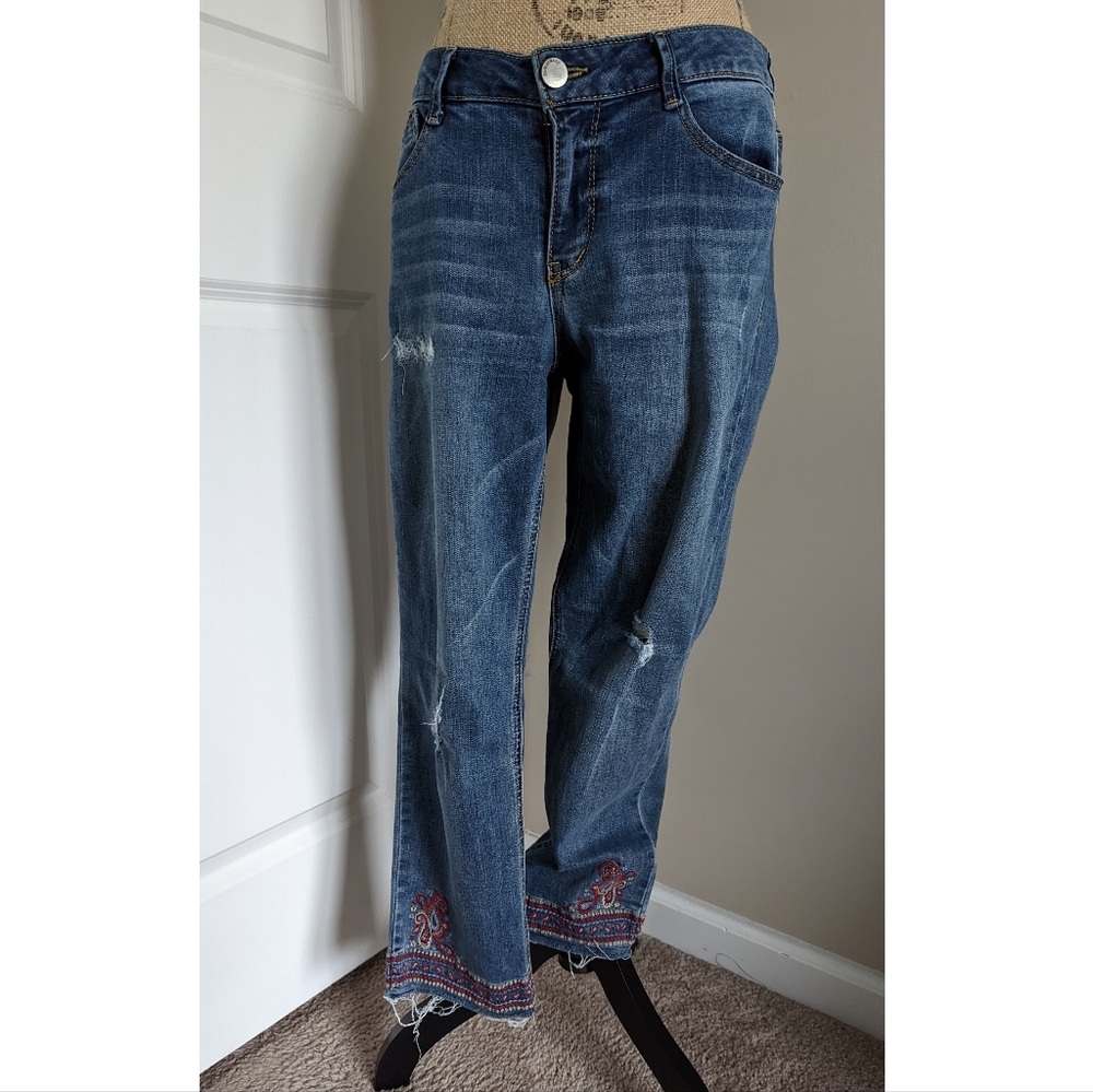 Democracy Jeans, Distressed Jeans, Size 8